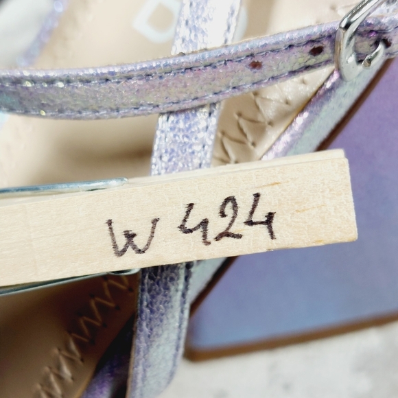 New Bp Parker Ankle Strap Square Open Toe Heeled Sandals W424 - Picture 14 of 14